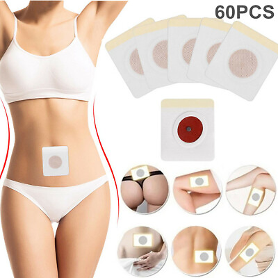 #ad 60PCS Slim Patch Weight Loss Slimming Diets Pads Detox Burn Fat Adhesive US $8.89