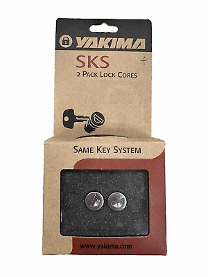 #ad NEW Yakima SKS Lock Cores 2 Pack #07202 W Keys Control Key Roof Rack Bike $31.99