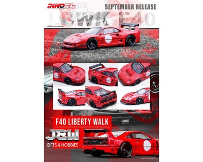 #ad #ad Inno64 LBWK F40 Liberty Walk Red 1 64 $29.95