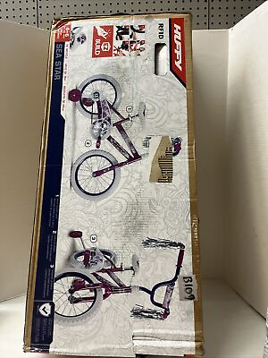 #ad Girls Bike 16quot; Wheels Sea Star Theme w Training Wheels Ages 4 6 Metallic Pink $80.99