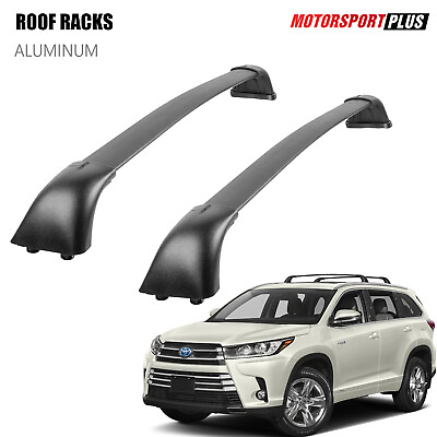#ad 2PCS Roof Rack Cross Bar Luggage Carrier For 14 19 Toyota Highlander XLE Limited $57.95