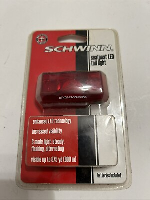 #ad Schwinn Seatpost LED Tail Light — Batteries Probably Don’t Work $14.95