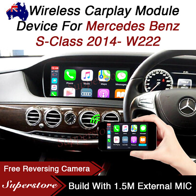 #ad Wireless Apple Carplay Android Auto car Device For Mercedes Benz S Class W222 AU $689.95