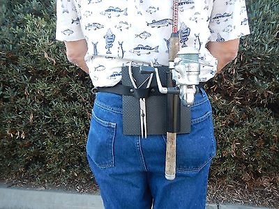 FISHING ROD POLE HOLDER HOLSTER SINGLE FOR SPINNING CASTING OR FLY RODS $16.99