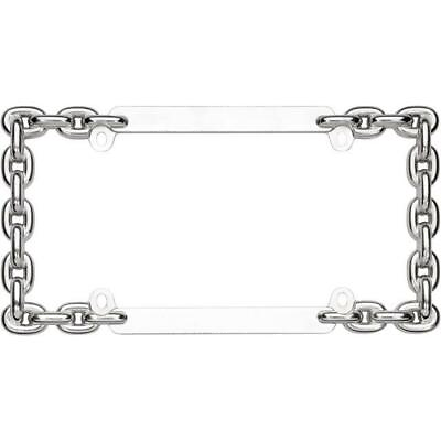 #ad Cruiser Accessories License Plate Frame Chain Chrome 20530 $19.08