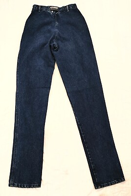 #ad Vintage Rocky Mountain High Waist Jeans sz 24x35 Bareback Mom Rockies Western $47.20