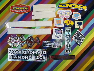 #ad vtg 1980s 1990s Diamondback bike BMX sticker assortment $24.00