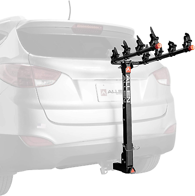 #ad Allen Sports 4 Bike Hitch Racks for 2 in. Hitch Deluxe Quick Install Black $217.99
