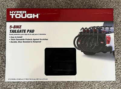 #ad #ad HYPER TOUGH Full Size Truck Tailgate 5 Bike Rack Carrier Protection Pad NEW $48.32