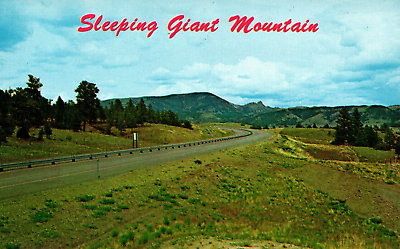 #ad Postcard sleeping giant Mountain Helena Montana $5.09