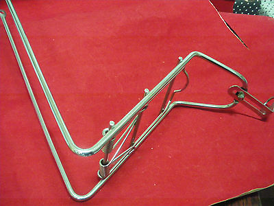 #ad Vintage Raleigh Bicycle Front Rack Carrier Chromium for 26quot; wheels 1960s NOS $85.00