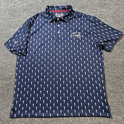#ad Barstool Sports Men’s Golf SS Polo Shirt Size XL Ain’t A Hobby Blue EUC $29.97