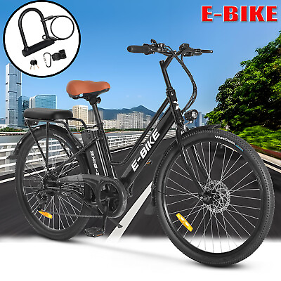#ad 26quot; 500W 36V Electric Bike City Bicycle for Adults Commuter Ebike 40Mi 20MPh $493.99