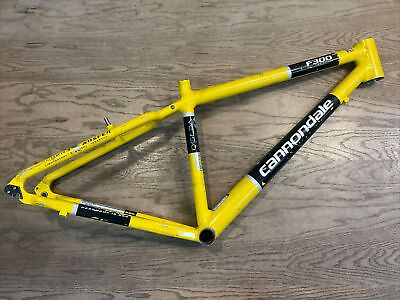 #ad #ad Cannondale F300 All Mountain Bike 26” Frame 16” Small Yellow $109.99
