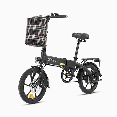 #ad DYU 16quot; Folding Electric Bike for Adults Teens15.5MPH 350W Commuter City $399.00
