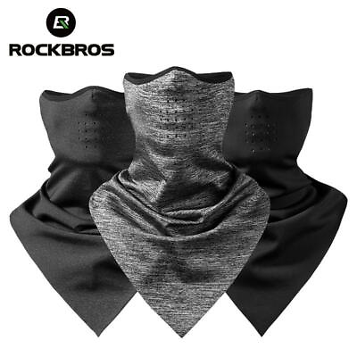 #ad #ad ROCKBRS Men#x27;s Cycling Scraf Windproof Warm Bike Face Mask Ski Winter Thick Type $8.99