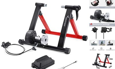 #ad #ad Bike Trainer Stand Indoor Exercise: Magnetic Bicycle Cycling Training $103.66