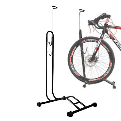 #ad Upright Bike Stand Freestanding Indoor Storage Parking Rack Safe Secure Holder $26.00