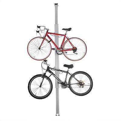 #ad RAD Cycle Aluminum Bike Stand Bicycle Rack Holds Two Bicycles $84.99