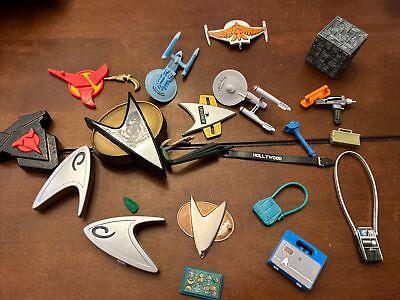 #ad Oddball Lot Of Star Trek Accessories Pieces Toys Etc. $19.99
