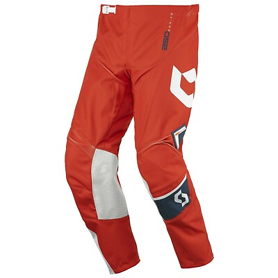 #ad NEW SCOTT Motocross MX Trousers 350 Dirt Kids Pants 240923 Blue Orange $92.02
