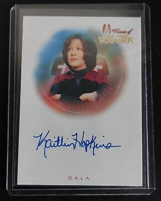 #ad Star Trek Women Of Voyager Autograph Card A13 Kaitlin Hopkins as Dala $10.00