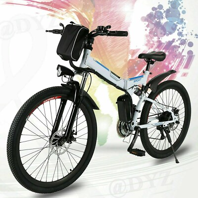 500W Folding Electric Bike 26quot;Adults Mountain Bicycle Up to 50 Miles 48V Battery $539.99
