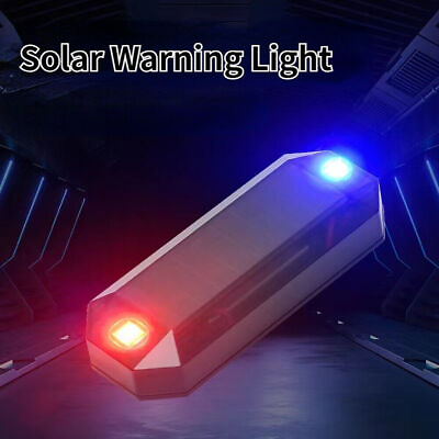 #ad #ad Car Interior Accessories Solar LED Flash Light Anti theft Safety Warning Light $2.75