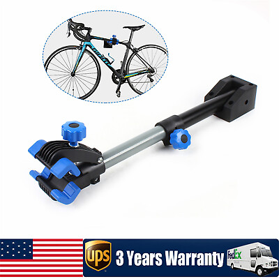 #ad Bike Repair Stand Wall Mount Rack Workbench Workstand Height Scalable Bike Clamp $27.04