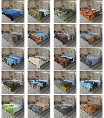 #ad Ambesonne Scandinavian Flat Sheet Top Sheet Decorative Bedding 6 Sizes $29.99