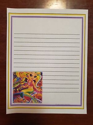 Lisa Frank lined stationary paper 30 Sheets 8 ¹ ² x 11 $12.95