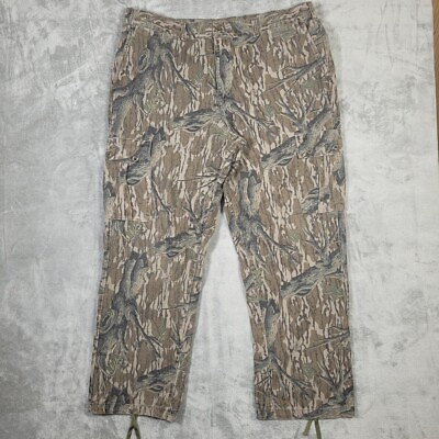 #ad Vtg Mossy Oak Treestand Camo Cargo Pants XL Original USA Made 42x32 $34.99