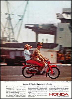 1964 Honda Bike Motorcycle Vintage Original Advertisement Print Art Ad J660A $6.84
