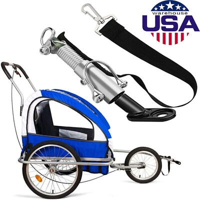 #ad Universal Bicycle Bike Trailer Attachment Hitch Baby Coupler Linker Connector US $10.69