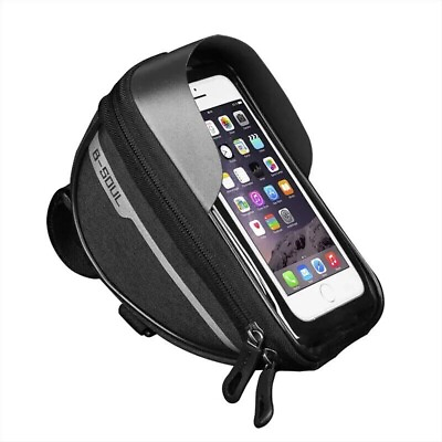#ad Bicycle Bag Front Frame Bycicle Waterproof Cycling Top Tube Bag Bike Accessories $8.58