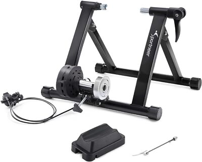 #ad 8 Level Resistance Magnetic Stationary Bike Stand for 26 28quot; amp; 700C Wheels $74.39