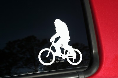 Bigfoot Mountain Bike car window sticker decal. Buy 2 get 1 free offer $3.00