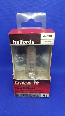 #ad #ad Halfords Bike It Super Brilliance 12v 55w HMB448SB Motorcycle Headlight Bulbs GBP 3.92
