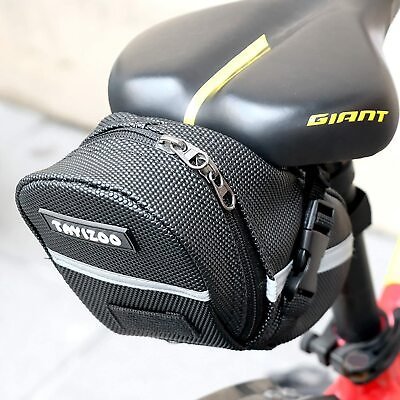 #ad New Tayizoo Bike Saddle Bag Bicycle Seat Bag Waterproof Bike Tail Storage Pouch $7.49