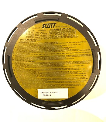 #ad Scott 40mm Nato Respirator Gas Mask Filter CBRN Cap 1 Canister 045135 $19.99