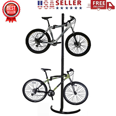 #ad Cycle Gravity Bike Stand Rack Storage 2 Bicycles Portable 125 lbs Solid Base New $105.84