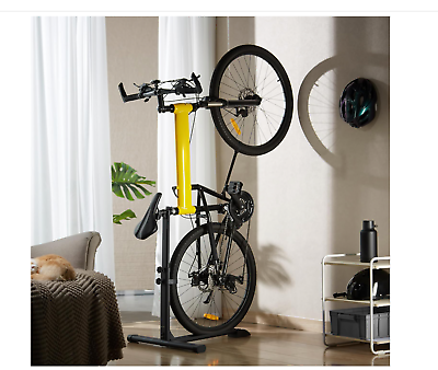 #ad Vertical Bike Stand Floor Bicycle Rack Adjustable Upright Design Universal Flo $30.00