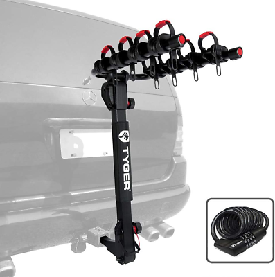 #ad Tyger Auto TG RK4B102B Deluxe 4 Bike Carrier Rack Compatible with Both 1 1 4#x27;#x27; a $180.04