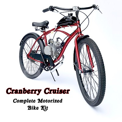 #ad Cranberry Cruiser Motorized 66cc Engine amp; Cruiser Bicycle KIT Build Yourself $399.99