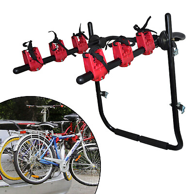 3 Bike Trunk Rack Rear Mount Bicycle Carrier for Car Minivan SUV Hatchback Sedan $32.02