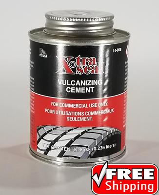 #ad Xtra Seal 14 008 Chemical Vulcanizing Cement Glue 8oz Tire Repair FREE SHIPPIN $16.95