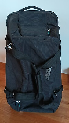 #ad Thule Crossover 87 L Rolling Duffel Luggage Black Gear Bag 31quot; $200.00