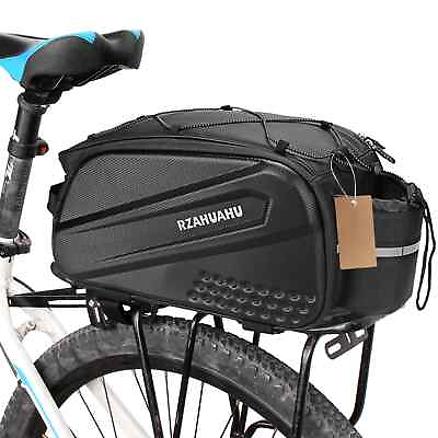 #ad 10L Multifunctional Bicycle Rear Seat Bag Cycling Bike Rack Trunk Cargo Bag $34.96
