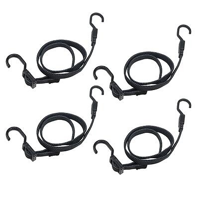 #ad 4Pcs Bungee Cords 39.4 inch Bungee Straps for Cycling Camping Bike Rack $16.89