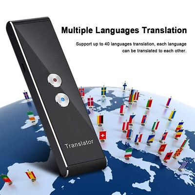 #ad #ad T8 Portable Smart Two Way Real Time 40 Multi Languages Translator Instant Voice $29.99